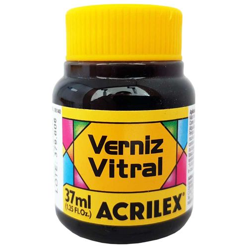 Verniz Vitral 37ml 505 Amarelo Ouro Acrilex 900702