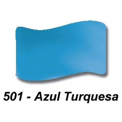 Verniz Vitral 37ml - Acrilex - 501-AZUL TURQUESA
