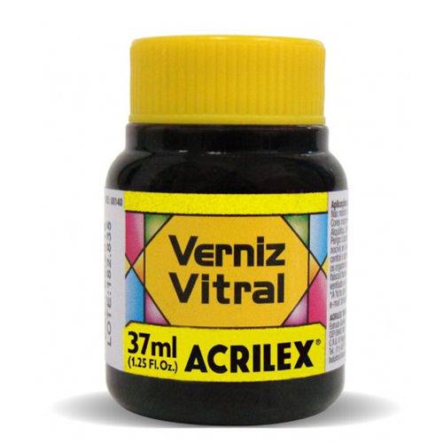 Verniz Vitral 37ml Acrilex - Amarelo Ouro