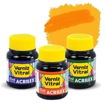 Verniz Vitral - 37ml - Amarelo Ouro - 505 - Acrilex