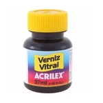 Verniz Vitral Acrilex 37 ml Cor Amarelo Cadmio 536