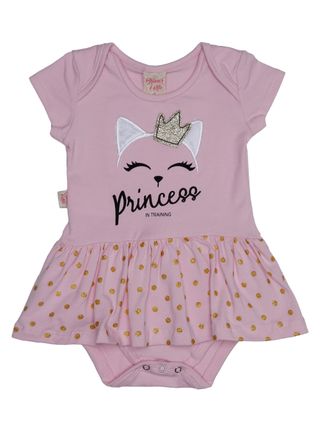 Vestido Infantil para Bebê Menina - Rosa