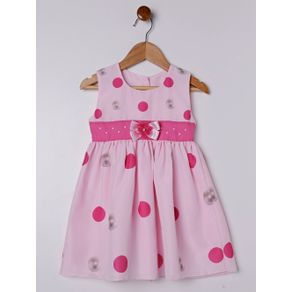 Vestido Infantil para Menina - Rosa 12