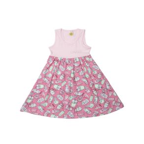 Vestido Infantil para Menina - Rosa 4