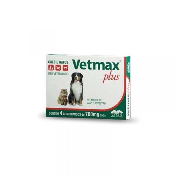 Vetmax Plus 700 Mg - 4 Compr - Vetnil