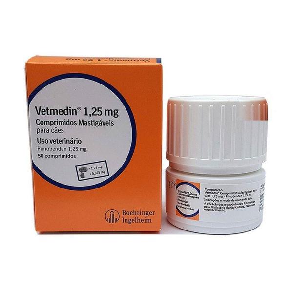 Vetmedin 1,25mg 50 Comprimidos - Boehringer