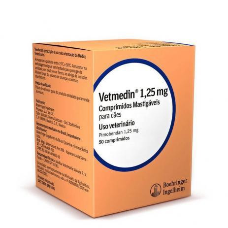 Vetmedin 1,25mg - 50comprimidos - Boehringer