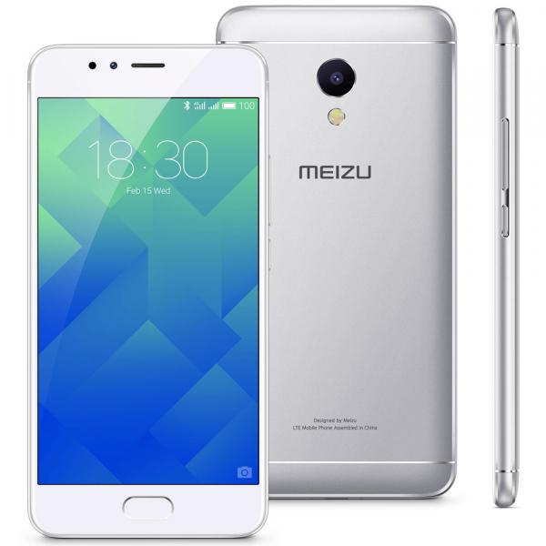 Vi Smartphone Meizu M5s 5.2" Octacore 3GB + 32GB Dual SIM 4G Leitor Biométrico - Prata