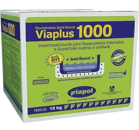 Viaplus Impermeabilizante Semi-flexível Top / 1000 - 18kg