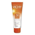 Vichy Capital Soleil Fps50 Gel Protetor Toque Seco para Peles Oleosas 50g