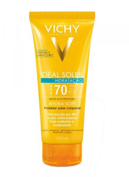 Vichy Idéal Soleil FPS70 Protetor Solar Hidratante 200ml - Vichy Capital Soleil
