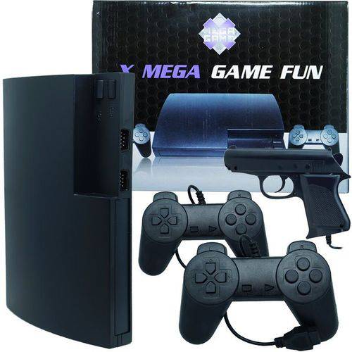 Vídeo Game Console X Mega Fun Nes Retro Polystation 3 Antigo com 100 Jogos e Acessórios Bivolt