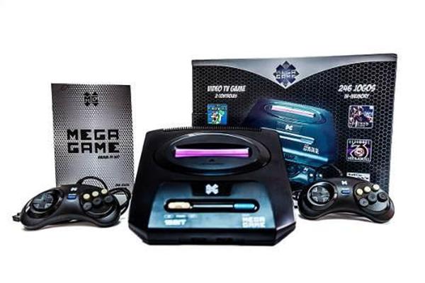 Video Game Mega Game 123 Jogos em 246 Versões C/2 Controles