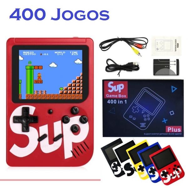 Video Game Mini com 400 Jogos Inclusos - Sup