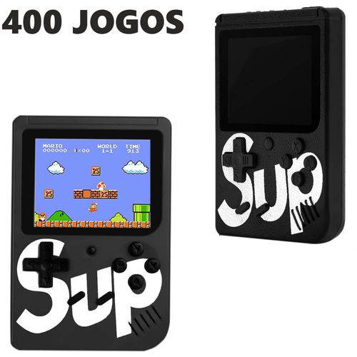 Video Game Portatil 400 Jogos Internos - Mini Game Sup Game Box Plus