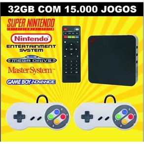 Video Game Retro Multijogos com 2 Controles USB e 15.000 Jogos
