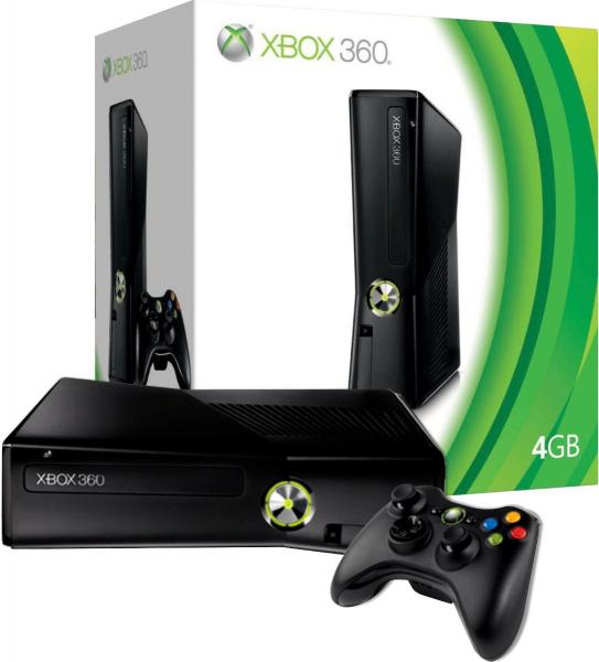 Vídeo Game Xbox 360 Slim Destravado Ltu 3.0 + Bateria P/ Controle + 10 Jogos