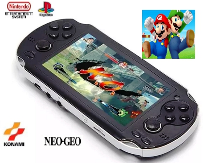 Video Gamer Portátil Jogos Nes Nintendo Sega MP4 Fone e Saída para TV Lançamento - Mega Gamer