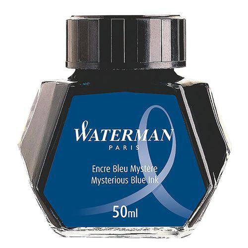 Tudo sobre 'Vidro de Tinta Waterman Azul Negro S0110790'