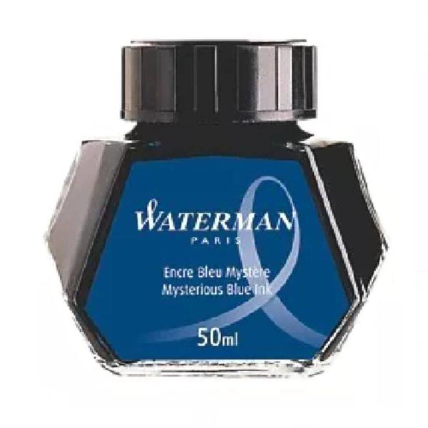 Vidro de Tinta Waterman - Azul Negro