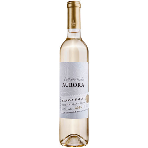 Tudo sobre 'Vinho Fino Branco Suave Colheita Tardia Aurora 500ml'