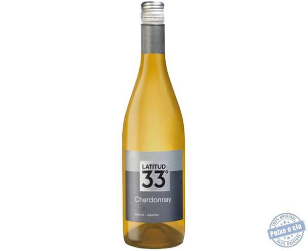 Vinho Latitud 33º Chardonnay 2019 750ml