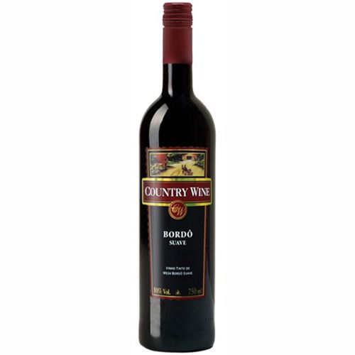 Vinho Nac Country Wine 750ml-gf Bordo Sv VIN NAC COUNTRY WINE 750ML-GF BORDO SV
