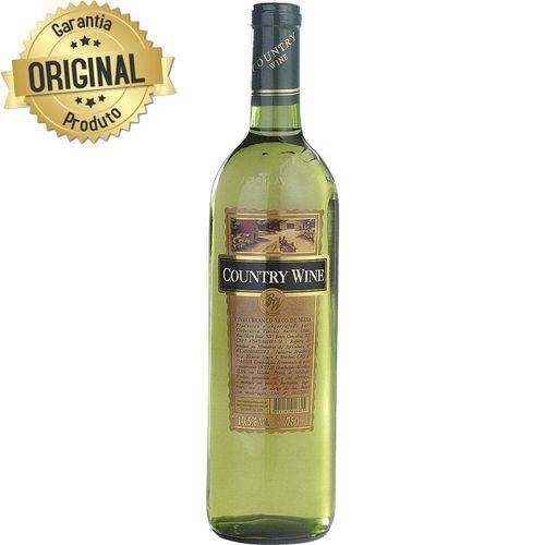 Tudo sobre 'Vinho Nacional Branco Seco Garrafa 750ml - Country Wine'