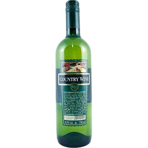 Vinho Nacional Branco Suave Country Wine 750ml