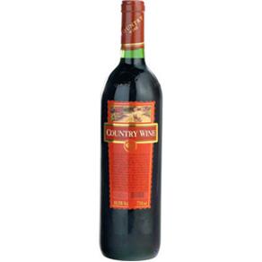 Vinho Nacional Tinto Meio Suave Garrafa - Country Wine