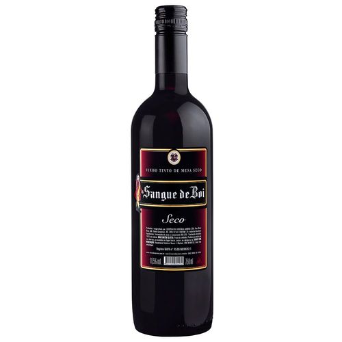 Vinho Nacional Tinto Seco Garrafa 750ml - Sangue de Boi
