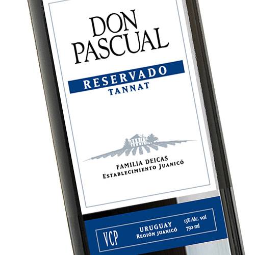 Vinho Tinto Uruguaio Don Pascual Reservado Tannat 750ml