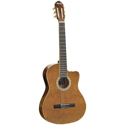 Violão Elétrico Cordas de Nylon Cutway Ks3 Marrom Kuati