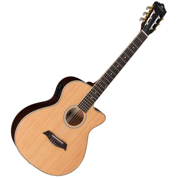 Violão Elétrico Taurus Venetian VM681DTST Encordamento Nylon Natural Satin Honey Michael