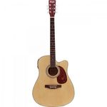 Violao Eletroacustico Folk Aco Md-18 Natural Memphis By Tagima