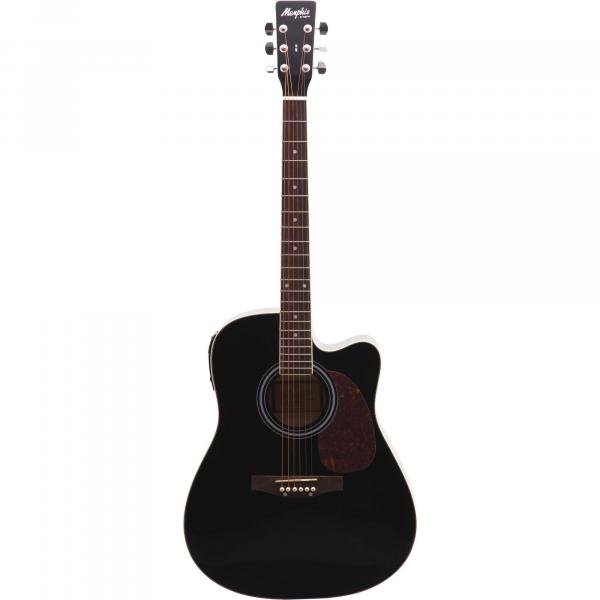 Violao Eletroacustico FOLK ACO MD-18 Preto Memphis BY Tagima