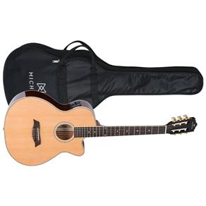 Violão Michael Taurus Vm681Dt na Natural Venetian com Equalizador Tensor e Bag