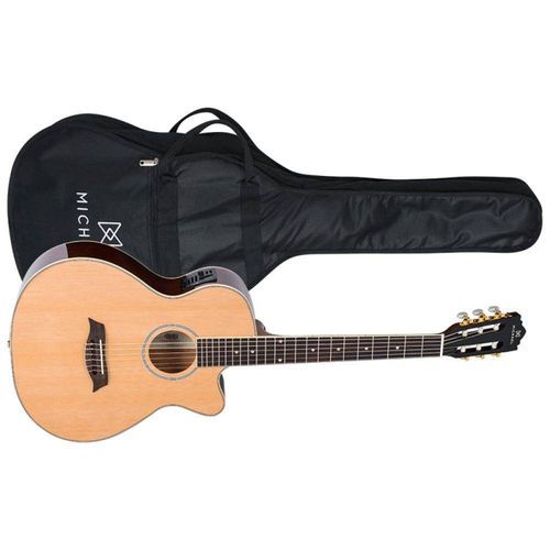 Violão Michael Taurus Vm681dt na Natural Venetian com Equalizador Tensor e Bag