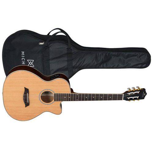 Violão Michael Taurus Vm681dt Natural Satin Venetian com Equalizador Tensor e Bag (St)