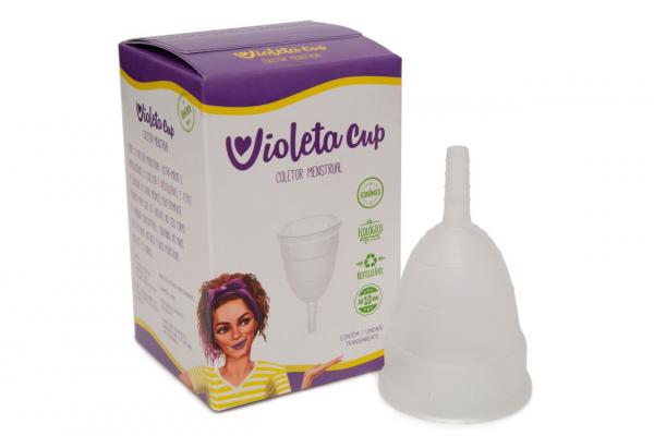 Violeta Cup Coletor Menstrual Tipo B Transparente