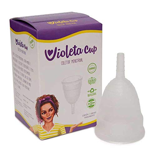 Violeta Cup Coletor Menstrual Tipo B Transparente