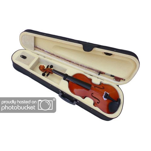 Violino 4/4 Jahnke Estudante Natural Arco Breu Estojo R0600