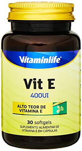 Vit e 400UI - 30 Softgels - Vitaminlife, VitaminLife