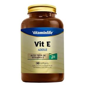 Vit e 400UI - 30 Softgels - Vitaminlife