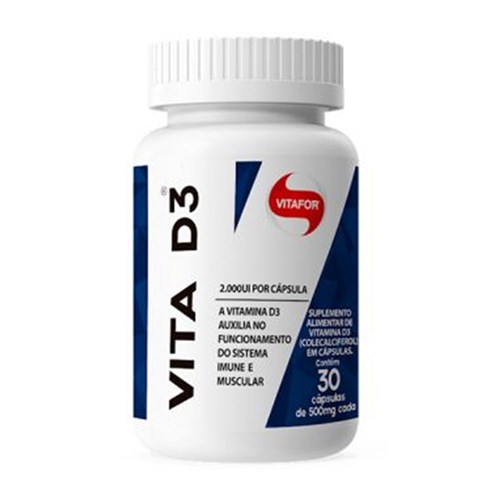 Vita D3 30 Caps - VitaFor