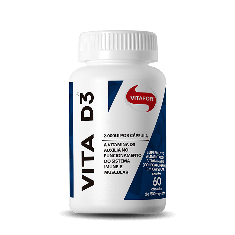Tudo sobre 'Vita D3 (60caps) Vitafor'