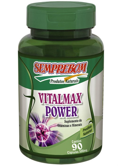 Vitalmax Power - Semprebom - 90 Cápsulas - 500 Mg