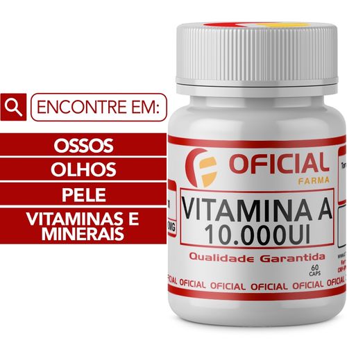Vitamina a 10000Ui 120Cápsulas - OficialFarma