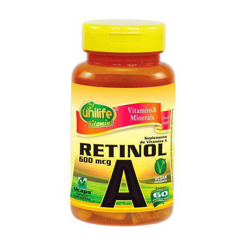 Vitamina a Retinol 60 Capsulas