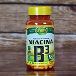 Vitamina B3 Niacina 60 Cápsulas 500 Mg Unilife